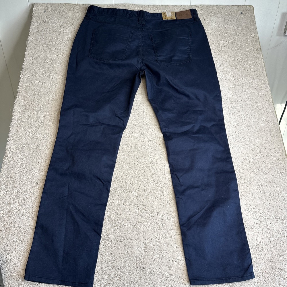 Men's NEW PrAna 40x32 Brion Slim Tapered‎ Jean Blue Outdoor Hiking - Picture 5 of 6